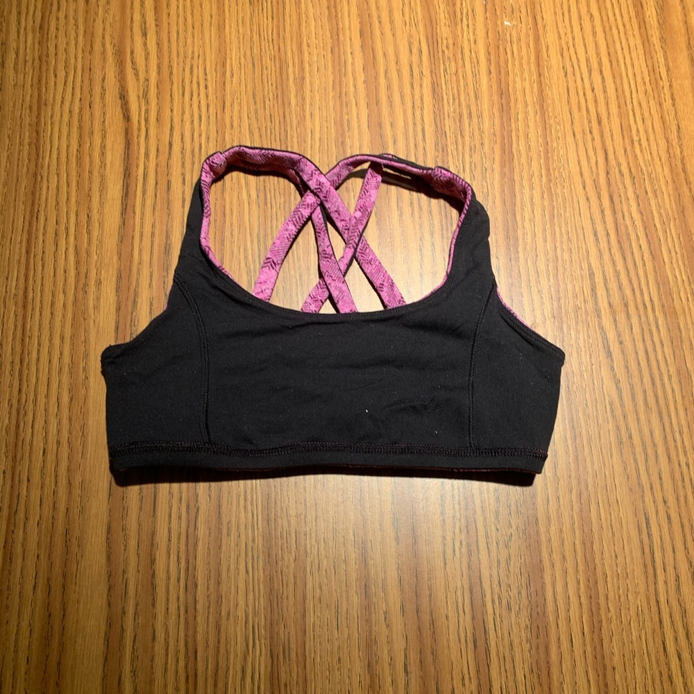 reversible ivivva kids size 10 sports bra